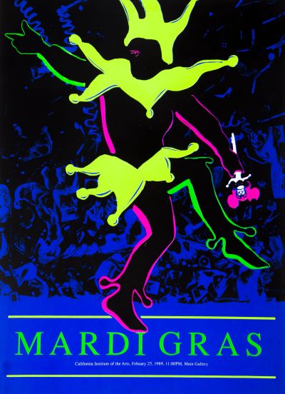 CalArts poster: Mardi Gras by 