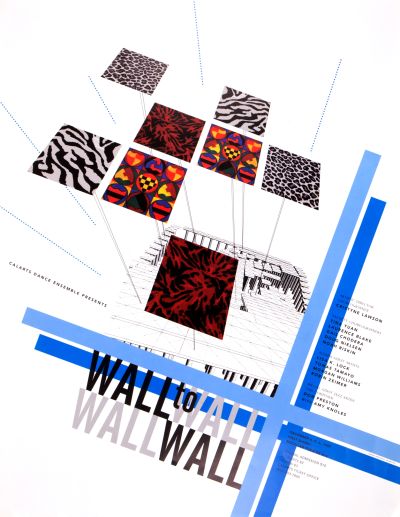 CalArts poster: Wall to Wall by Edward Rhyu 