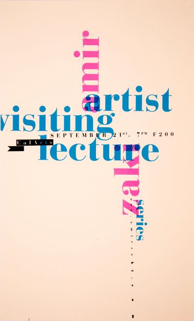 CalArts poster: Amir Zaki by 