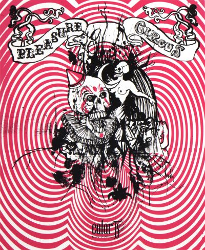 CalArts poster: 2007 CalArts Halloween: Pleasure Circus by Ashley Cunningham 