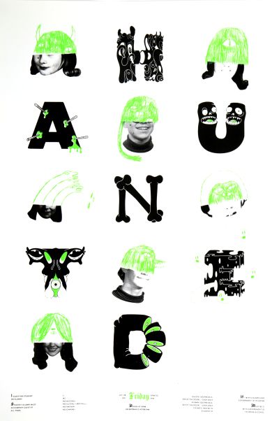 CalArts poster: 2011 CalArts Halloween: Haunted by Phil Shaw Tiffanie Tran 