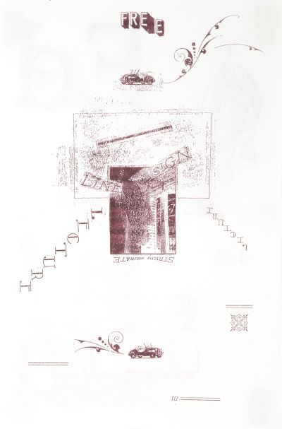 CalArts poster: Ed Fella Farewell Lecture: Strictly Accurate by 