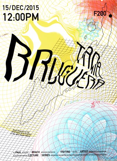 CalArts poster: Tania Bruguera by Iris Chung Sharleen Chen Guanyan Wu 
