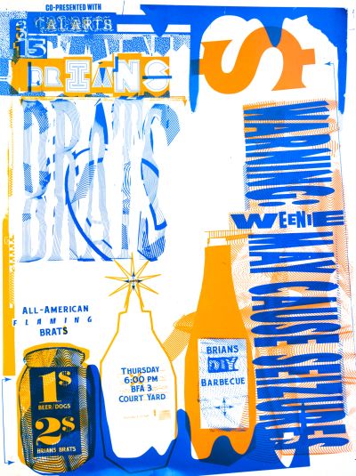 CalArts poster: Brians Brats by Brian Thompsen 
