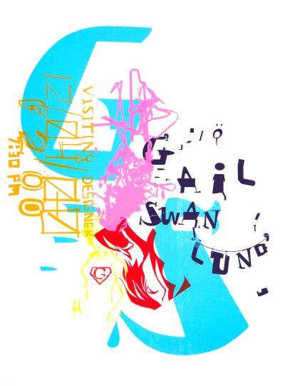 CalArts poster: Gail Swanlund by Karen Hirt Tuan Phan 