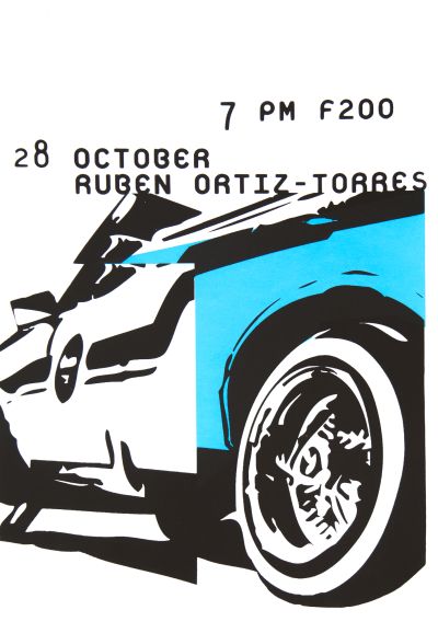 CalArts poster: Ruben Ortiz-Torres by Juliette Bellocq 