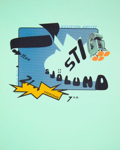 CalArts poster: Stig Sjölund by Bele Ducke 