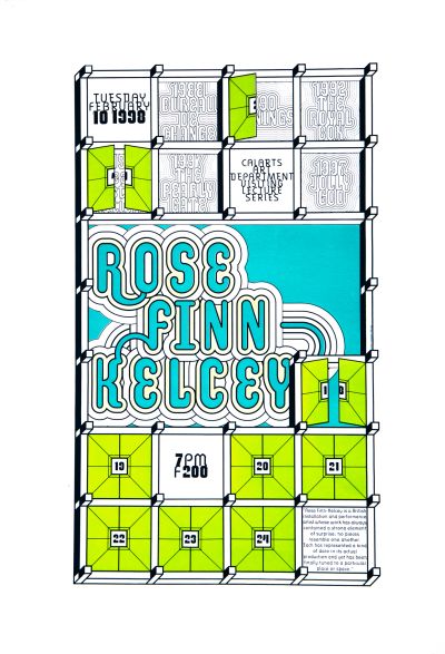 CalArts poster: Rose Finn Kelcey by Andrea Tinnes 