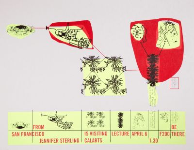 CalArts poster: Jennifer Sterling by Juliette Bellocq 