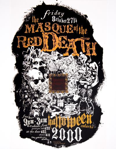 CalArts poster: 2000 CalArts Halloween: The Masque of the Red Death by Andy Jonez Mike Machin 