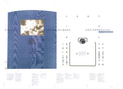 CalArts poster: Student Interdisciplinary Co[11]aborative Festival by Kathy Keen 