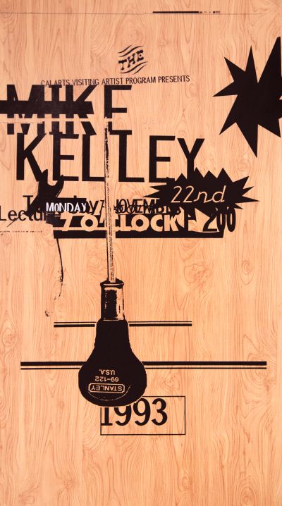 CalArts poster: Mike Kelley by Deborah Littlejohn 