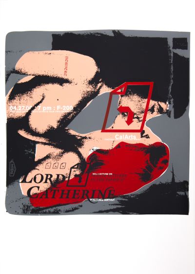 CalArts poster: Catherine Lord by John Kieselhorst 