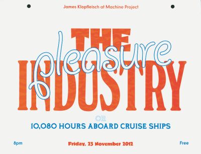 CalArts poster: The Pleasure Industry by Tom Kracauer 