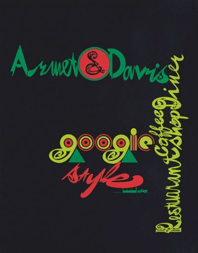 CalArts poster: Armet & Davis: Googie Style by Ed Fella 