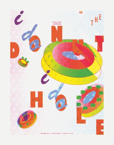 CalArts poster: The Donut Hole by Thea Lorentzen 