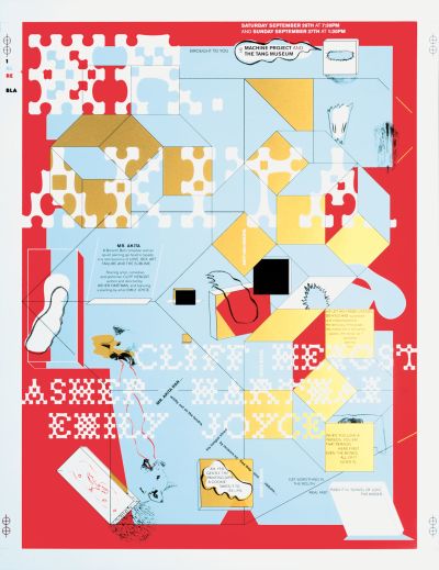 CalArts poster: Mr Akita by Gail Swanlund 