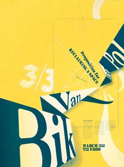 CalArts poster: Bik Van Der Pol by Henrique Eira Yunji Jun 