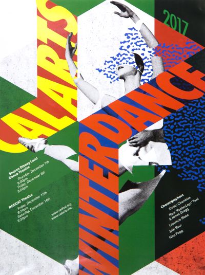 CalArts poster: 2017 CalArts Winter Dance by Jacob Shpall 