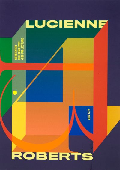 CalArts poster: Lucienne Roberts by Jacob Shpall Sohee Kim [II] 