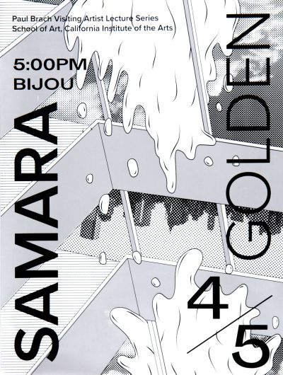 CalArts poster: Samara Golden by Guanyan Wu 