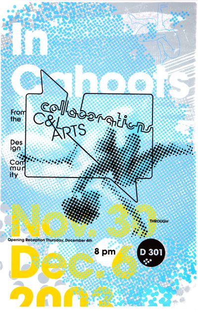 CalArts poster: CalArts Collaboration: In Cahoots by Emily Morishita Olivia Morad 
