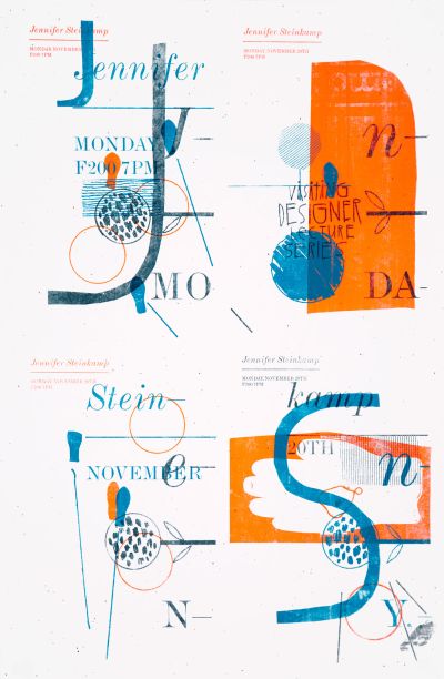 CalArts poster: Jennifer Steinkamp by Florencio Zavala 