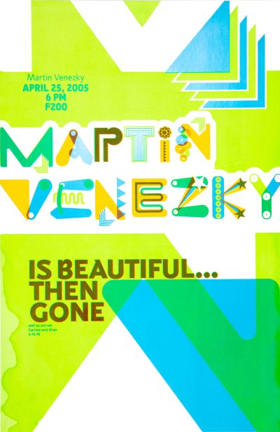 CalArts poster: Martin Venezky by Eli Carrico Yasmin Khan 