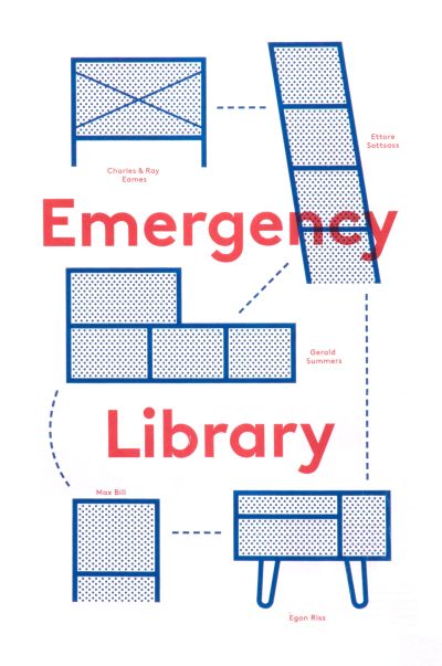 CalArts poster: Emergency Library by Mark Owens 
