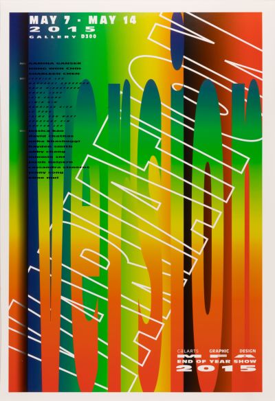 CalArts poster: Variation Version by David Chathas Jacob Halpern Jessica Kao 