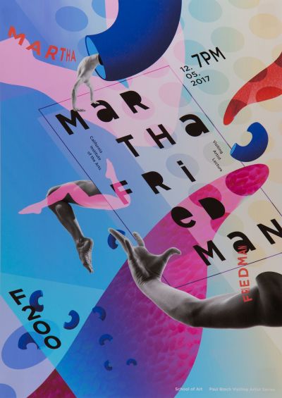 CalArts poster: Martha Friedman by Onyou Kim Vivian Naranjo 