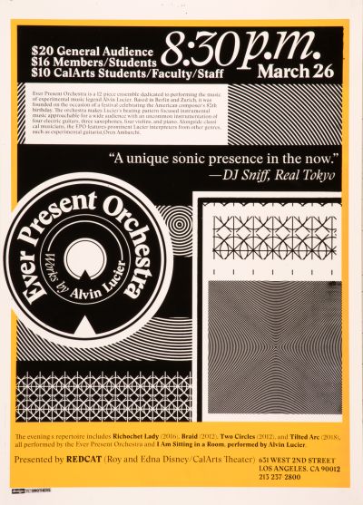 CalArts poster: Ever Present Orchestra by Trey Brothers 