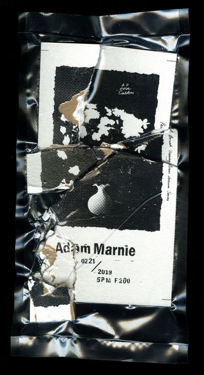 CalArts poster: Adam Marnie by Benjamin Macias Huicheng Wu 