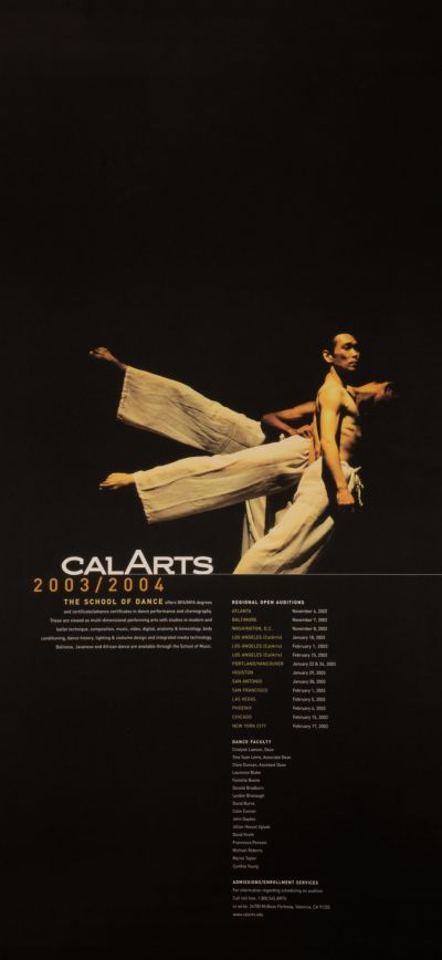 CalArts poster: CalArts School of Dance by 