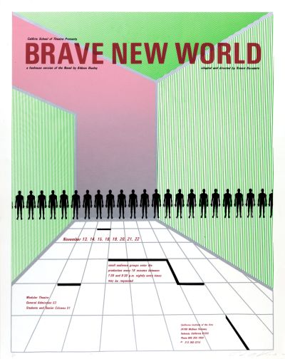 CalArts poster: Brave New World by Peter Levine 