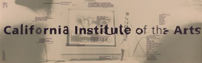 CalArts poster: Graphic Design Program (front) by Garland Kirkpatrick 