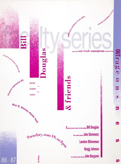 CalArts poster: Faculty Series: Bill Douglas by 