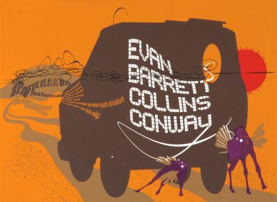 CalArts poster: BFA Graduation Recital: Evan Barrett Collins Conway by David Grey 