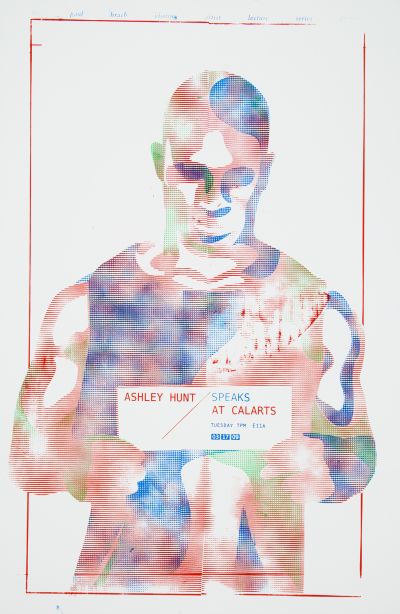 CalArts poster: Ashley Hunt by Amun Levy 