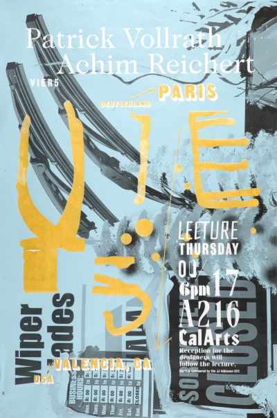 CalArts poster: Vier 5 by Scott Zukowski 