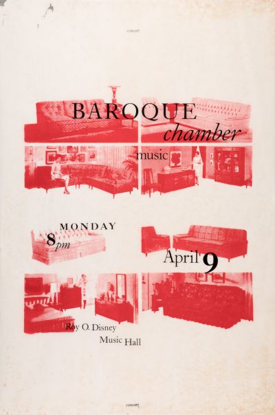 CalArts poster: Baroque Chamber Music by 