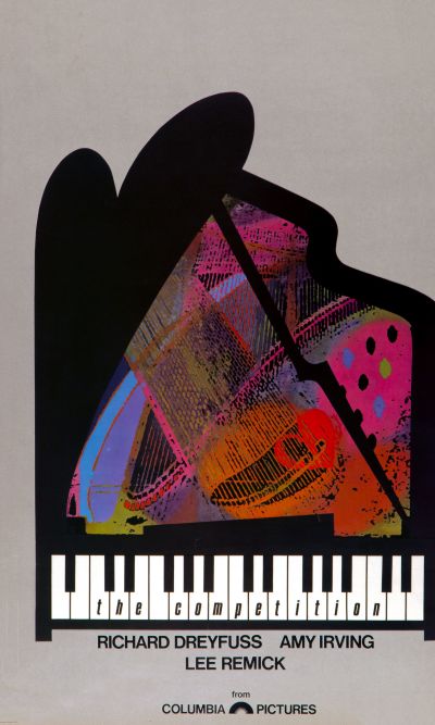 CalArts poster: The Competition Richard Dreyfuss Amy Irving Lee Remick by Bonnie Rhodes 