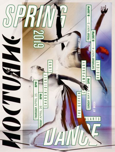 CalArts poster: Nocturne Spring Dance by Jacob Shpall 