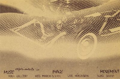 CalArts poster: Experiments in Music Image Movement by 