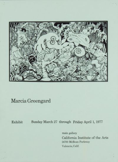 CalArts poster: Marcia Greengard by 
