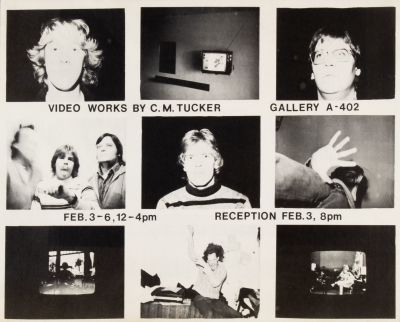 CalArts poster: Video Works by C.M. Tucker by 