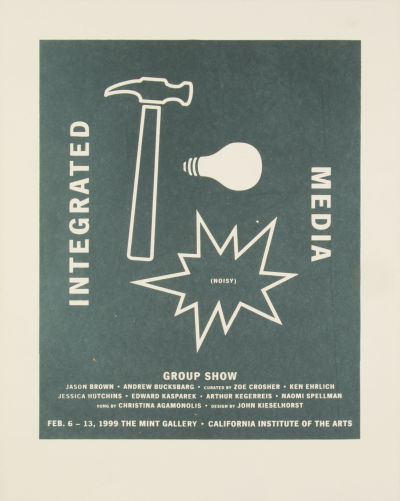 CalArts poster: Integrated Media Group Show by John Kieselhorst 