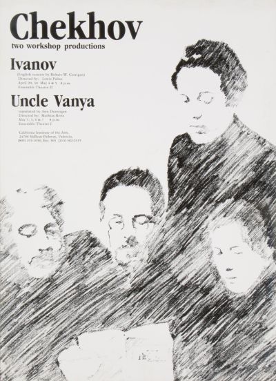 CalArts poster: Chekhov by Ron Romero 