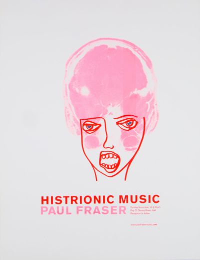 CalArts poster: Histrionic Music by 