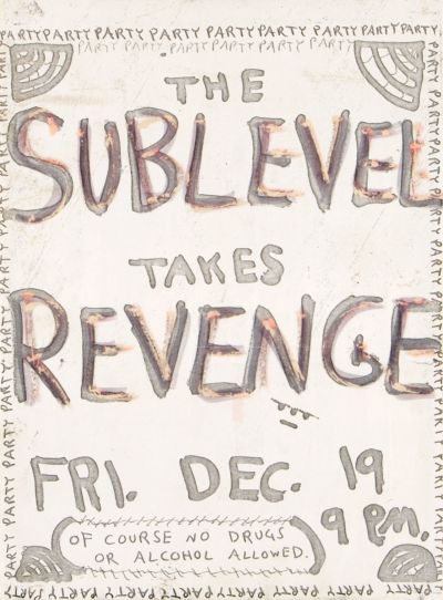 CalArts poster: The Sublevel Takes Revenge by 